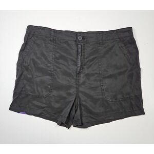 Social Standard Women's Washed Black Mid Rise Fortune 100% Tencel Short Size XXL
